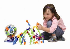 Joc de constructie Squigz Deluxe Set - Fat Brain Toys