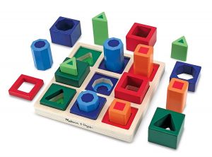 Set incastre Forme de sortat pe tabla Melissa and Doug