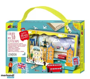 Kit DIY - Creaza Peisaj Urban 3D din lemn - Londra