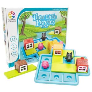 Joc THREE LITTLE PIGGIES- DELUXE, SMart Games