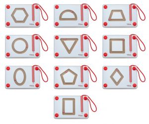 Set magnetic de scriere - Forme geometrice, Viga