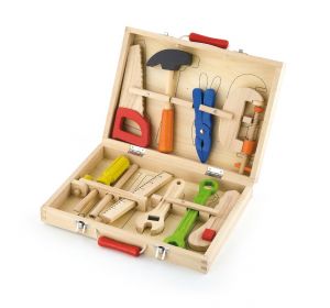 Trusa de scule din lemn cu 10 piese, Viga