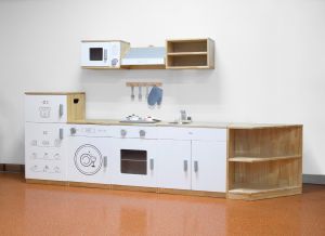 Bucatarie alba completa pentru copii, Viga