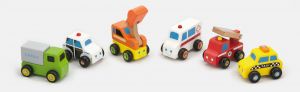 Set de 6 minivehicule - serviciul de urgente, Viga