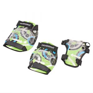 Set protectie copii, culoare verde, marime M, Hudora