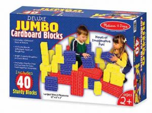 Melissa&Doug - Cuburi carton Jumbo 40