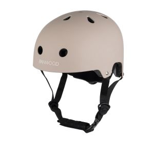 Casca de protectie, Banwood, cu captusala din spuma, din ABS, bej, 3 ani+