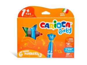Carioca Baby Marker, varsta 1+, 6/set
