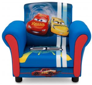 Fotoliu cu cadru din lemn Disney Cars Racers