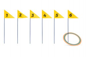 Disc Golf, joc activ de exterior, BS Toys