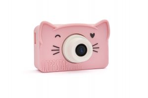 Aparat foto video digital pentru copii – Hoppstar Rookie Cat Pink