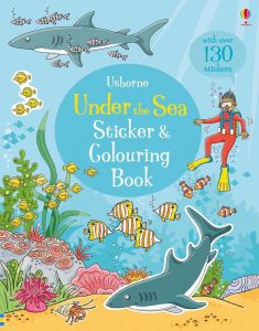 Under the sea sticker and colouring book, Usborne