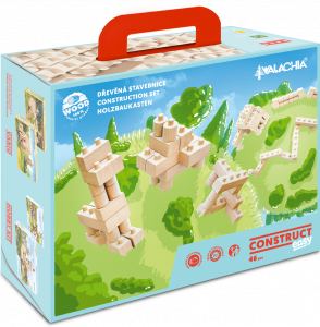 Set gama Construct Easy format din 46 piese, cu piese tip Lego, Walachia