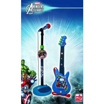 Set chitara si microfon Avengers