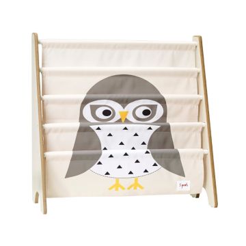 Raft organizator de carti pentru copii, Bufnita, 3 Sprouts