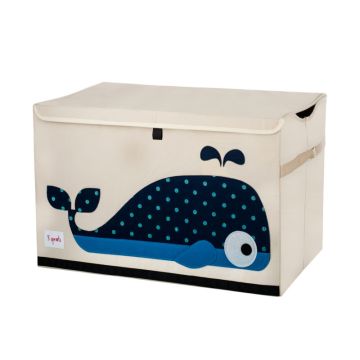 	Cutie de depozitare XXL pentru camera copiilor, Balena, 3 Sprouts