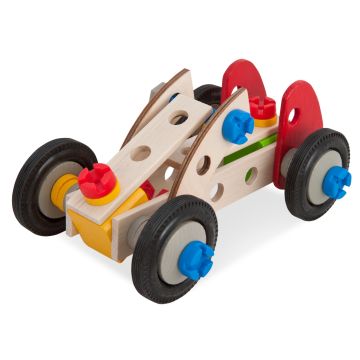 Set de constructie masinuta de curse, Eichhorn Constructor (2 modele)