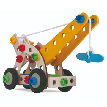 Set de constructie Macara mobila, Eichhorn Constructor (4 modele)