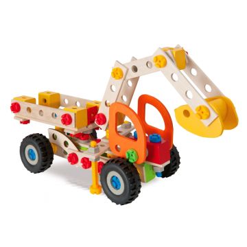 Set de constructie Excavator, Eichhorn  Constructor 175 piese (5 modele)