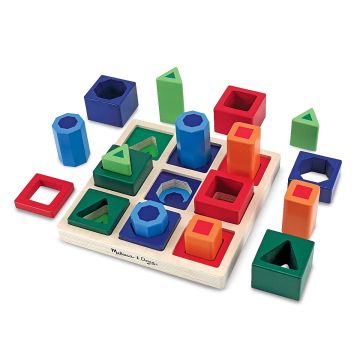 Set incastre Forme de sortat pe tabla Melissa and Doug