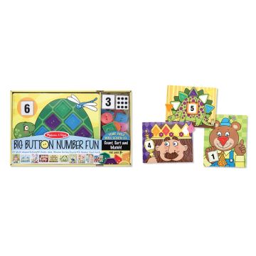 Activitati matematice distractive cu nasturi Melissa and Doug