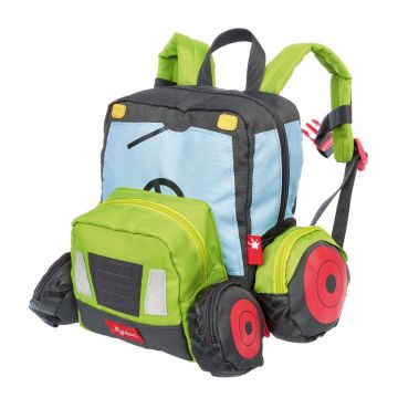 Rucsac pentru copii Tractor cu roti si detalii 3D, Sigikid