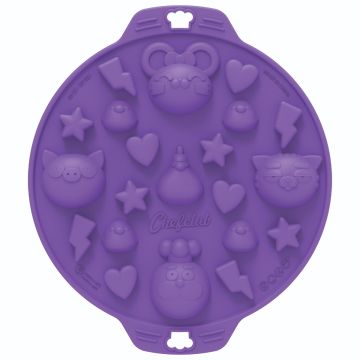 Forma din silicon pentru ciocolata, Chefclub kids