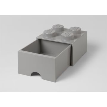 Cutie depozitare LEGO 2x2 cu sertar, gri (40051740)