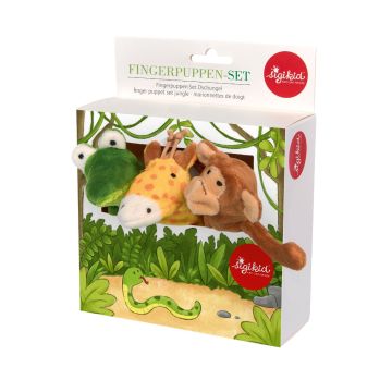 Set de marionete pentru degete Jungla, Sigikid