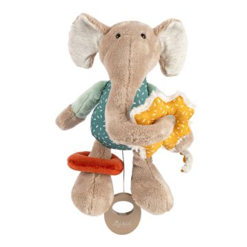 Elefant muzical interactiv pentru bebelusi, PlayQ Sigikid