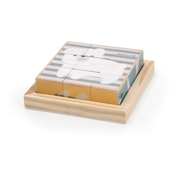 Puzzle din cuburi 6 in 1, PolarB