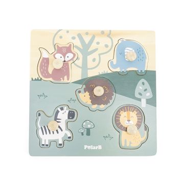 Puzzle cu manere Animale, PolarB Viga