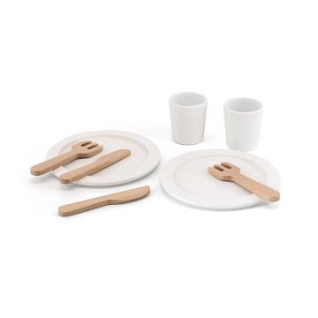 Set de vesela si tacamuri din lemn, Viga