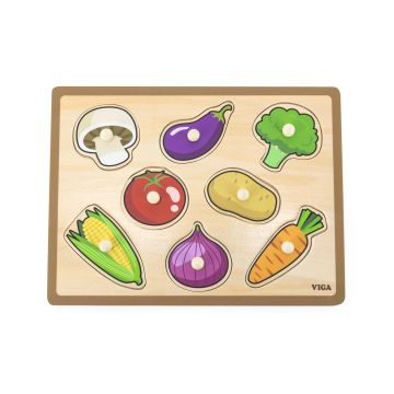 Puzzle cu maner, Legume, Viga