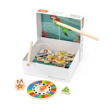 Joc magnetic de pescuit din lemn, Viga