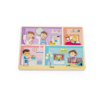Puzzle cu Sunete – Sunete din Casa, Viga