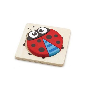 Puzzle din lemn - buburuza, Viga