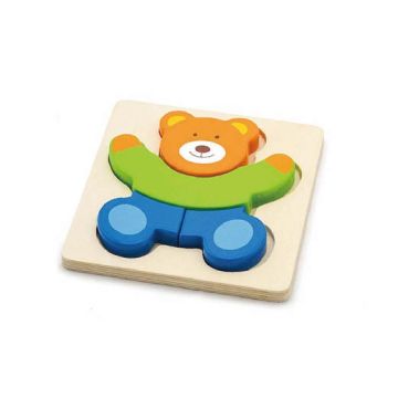 Puzzle din lemn - ursulet, Viga