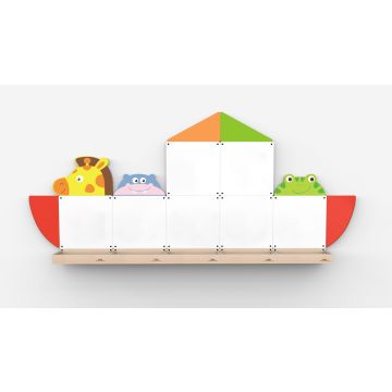 Set table de scris magnetice - Vapor cu animale, Viga