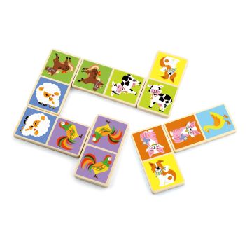 Domino cu imagini Animale de la ferma, Viga