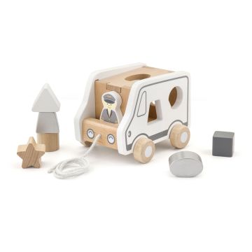 Jucarie de tras/impins - Camionul sortator, PolarB Viga