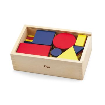 Blocuri logice - figuri geometrice din lemn, Viga