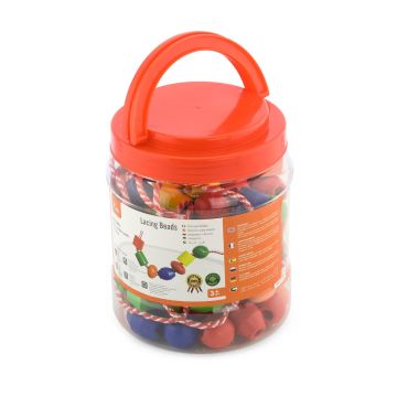 Set 90 de margele din lemn de insirat, Viga