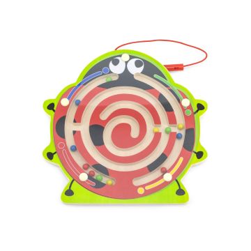 Labirint magnetic cu bile Buburuza, Viga