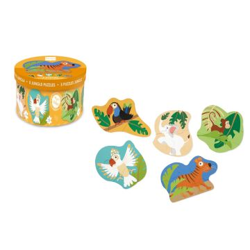 Set 5 puzzle-uri Jungla