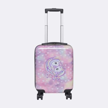 Troler pentru copii, cu roti 360  , Unicorn Princess Purple