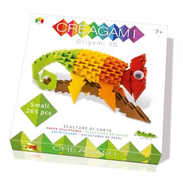 Cameleon origami 3D cu 265 piese, Creagami