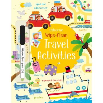 Travel Activities Wipe Clean, Usborne