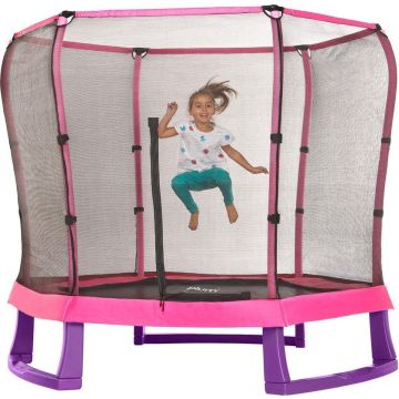 Set trambulina copii cu plasa de protectie Junior Pink  Purple 7FT PLUM
