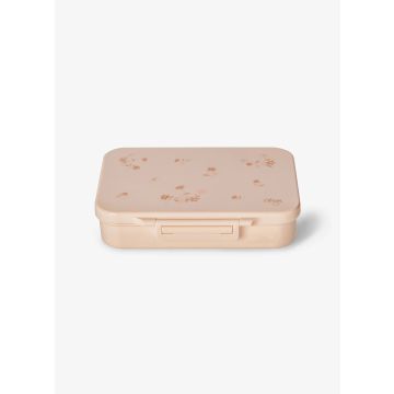Caserolă prânz din Tritan cu 4 compartimente, design Flori